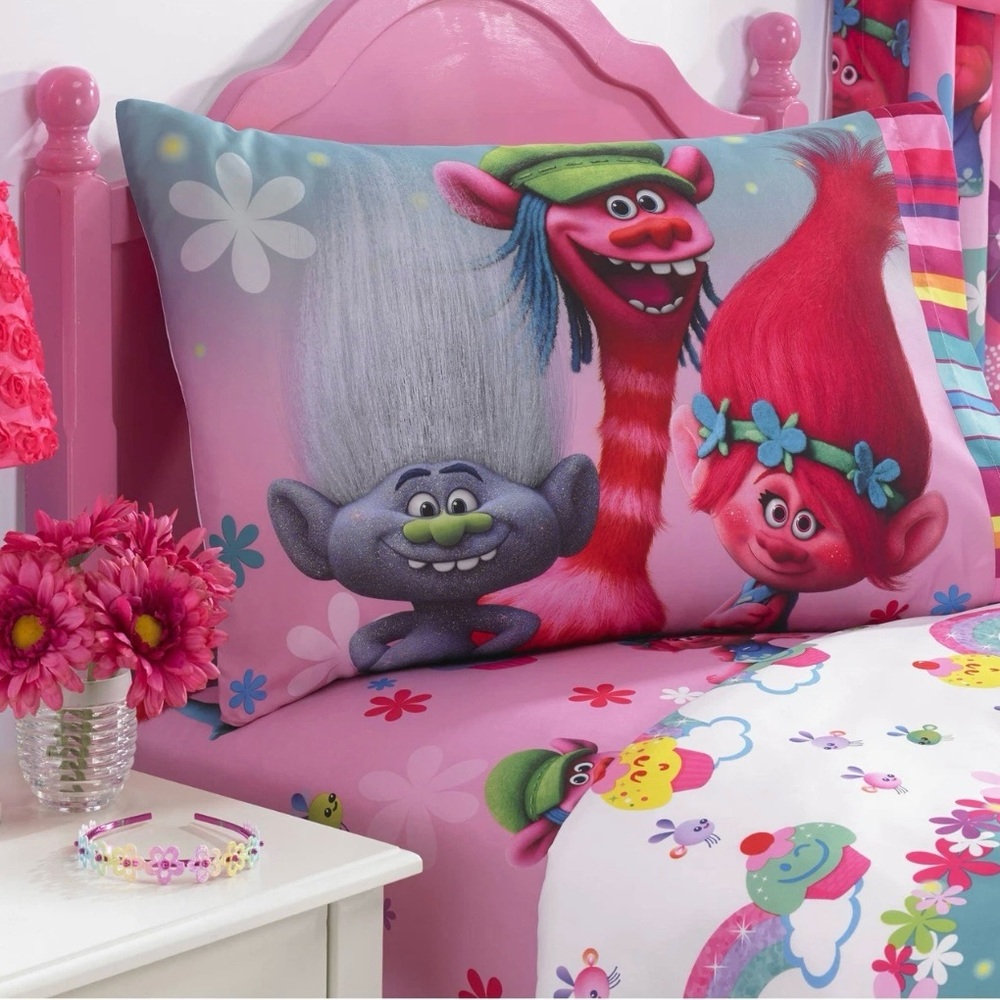 Trolls Twin Sheet Set